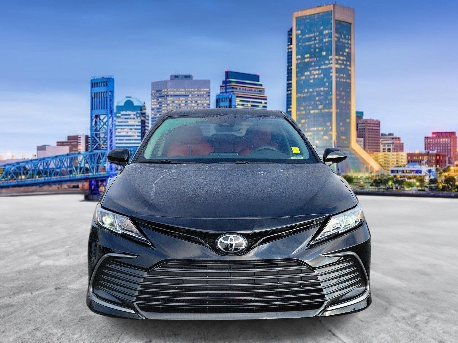 Used 2023 Midnight Black Metallic Toyota LE image 5