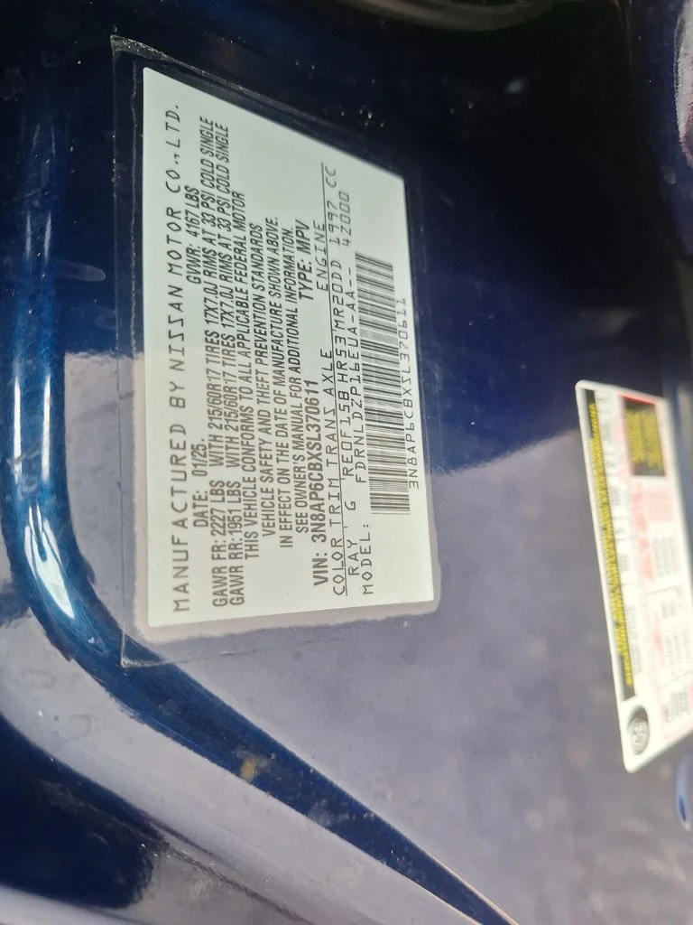 Certified Used 2025 Blue Nissan SV image 30