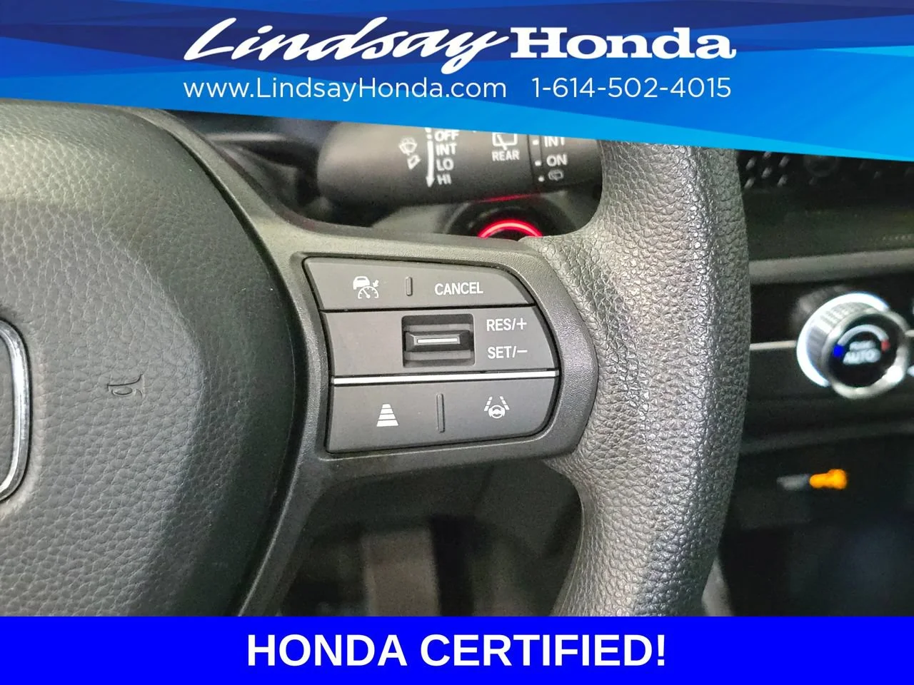 Certified Used 2025 Crystal Black Pearl Honda LX image 49