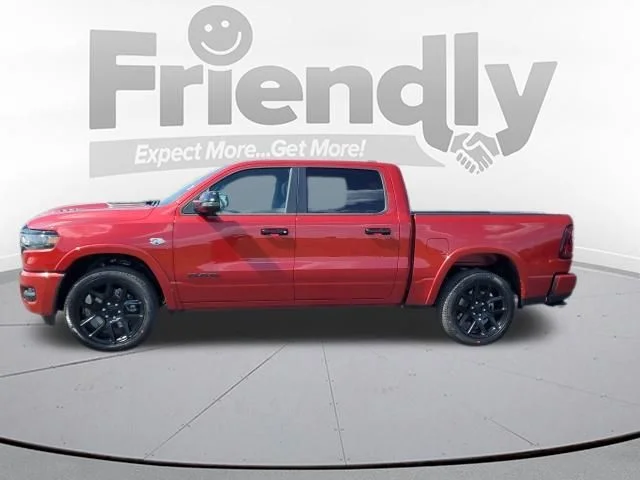 New 2026 Molten Red Pearl-Coat Exterior Paint RAM Laramie image 2