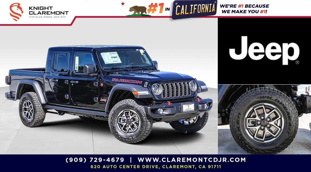 New 2026 Black Clearcoat Jeep Rubicon image 1
