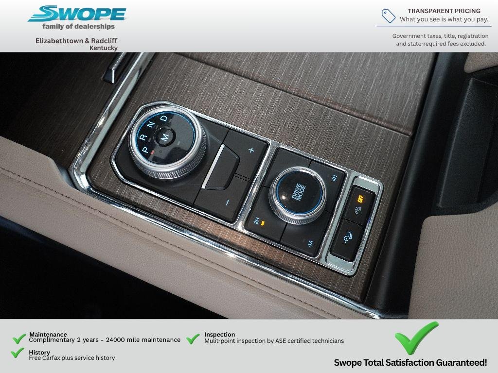 Used 2024 Dark Matter Gray Metallic Ford Limited image 27