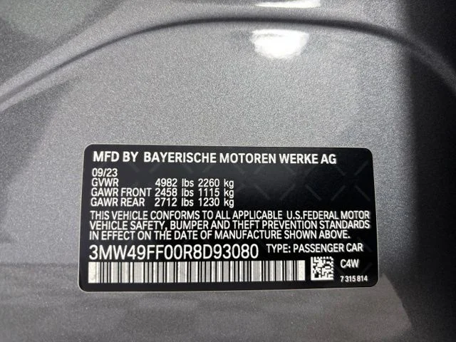 Used 2024 Gray BMW M340i xDrive image 25