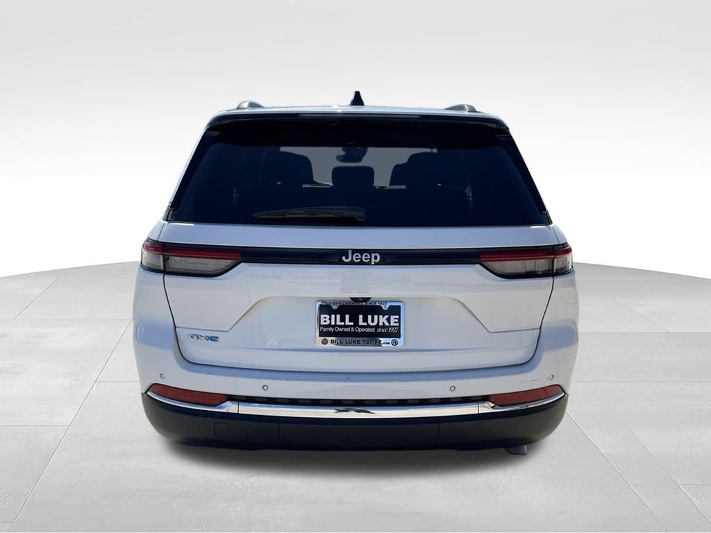 Used 2024 Bright White Clearcoat Jeep 4xe image 8