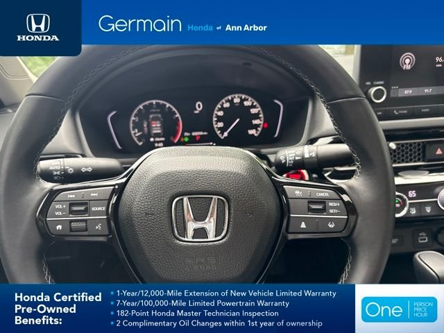 Certified Used 2023 Platinum White Pearl Honda 1.5T 4D EX BD image 22