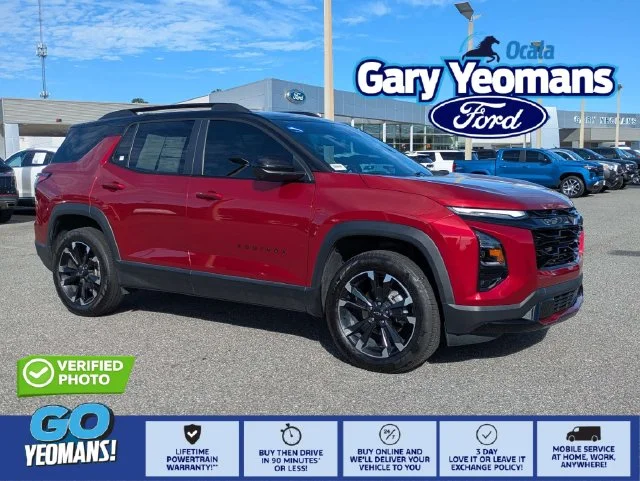 Certified Used 2025 Red Chevrolet RS image 1