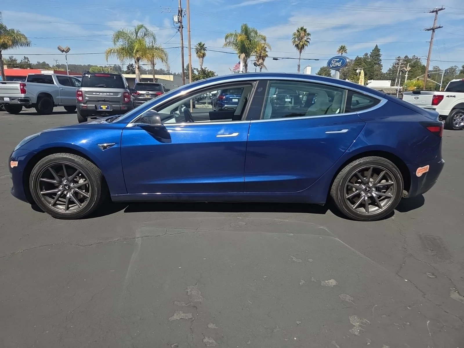 Used 2019 Blue Tesla Standard Range Plus image 9