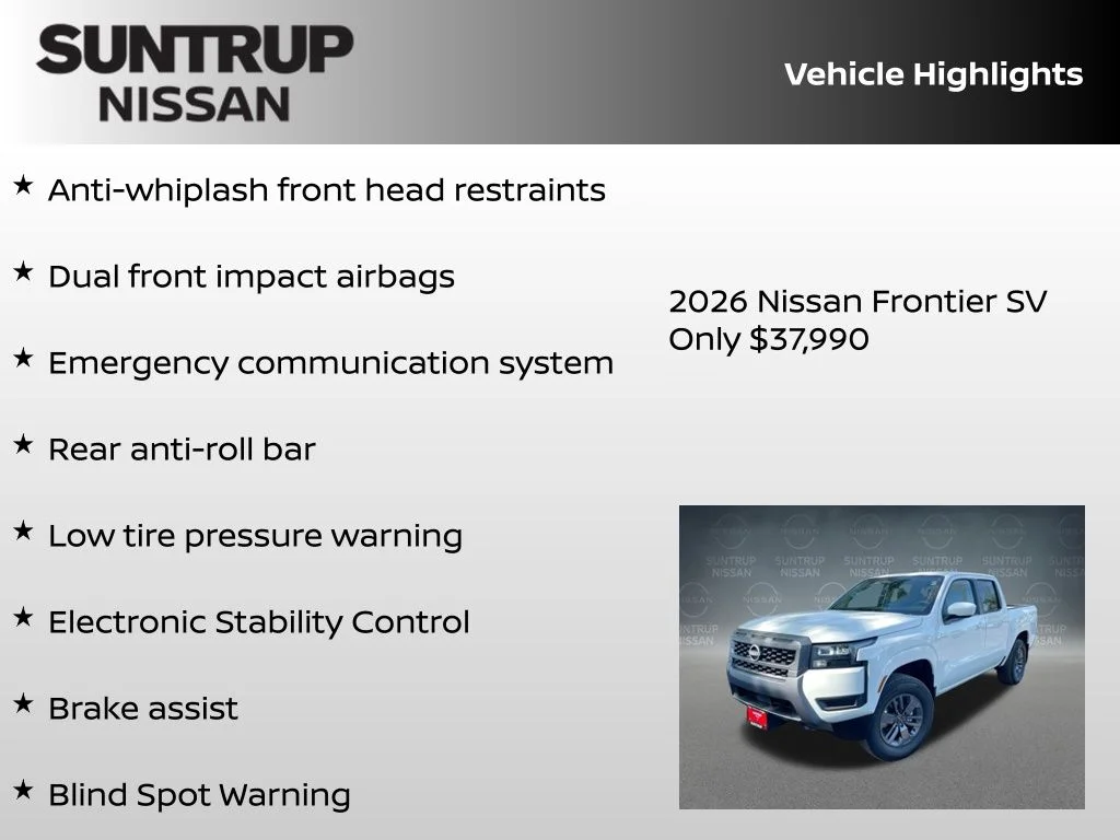 2026 Nissan Frontier SV - Photo 23