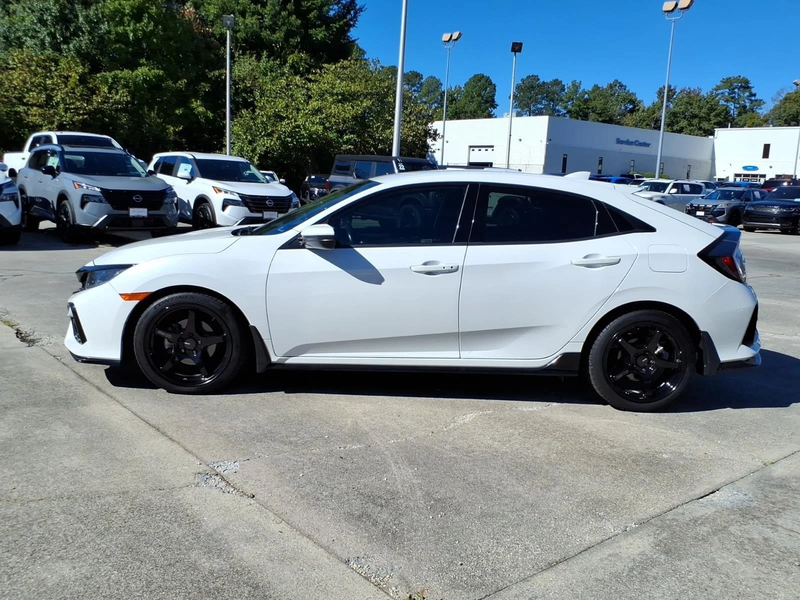 Used 2021 Platinum White Pearl Honda Sport image 3