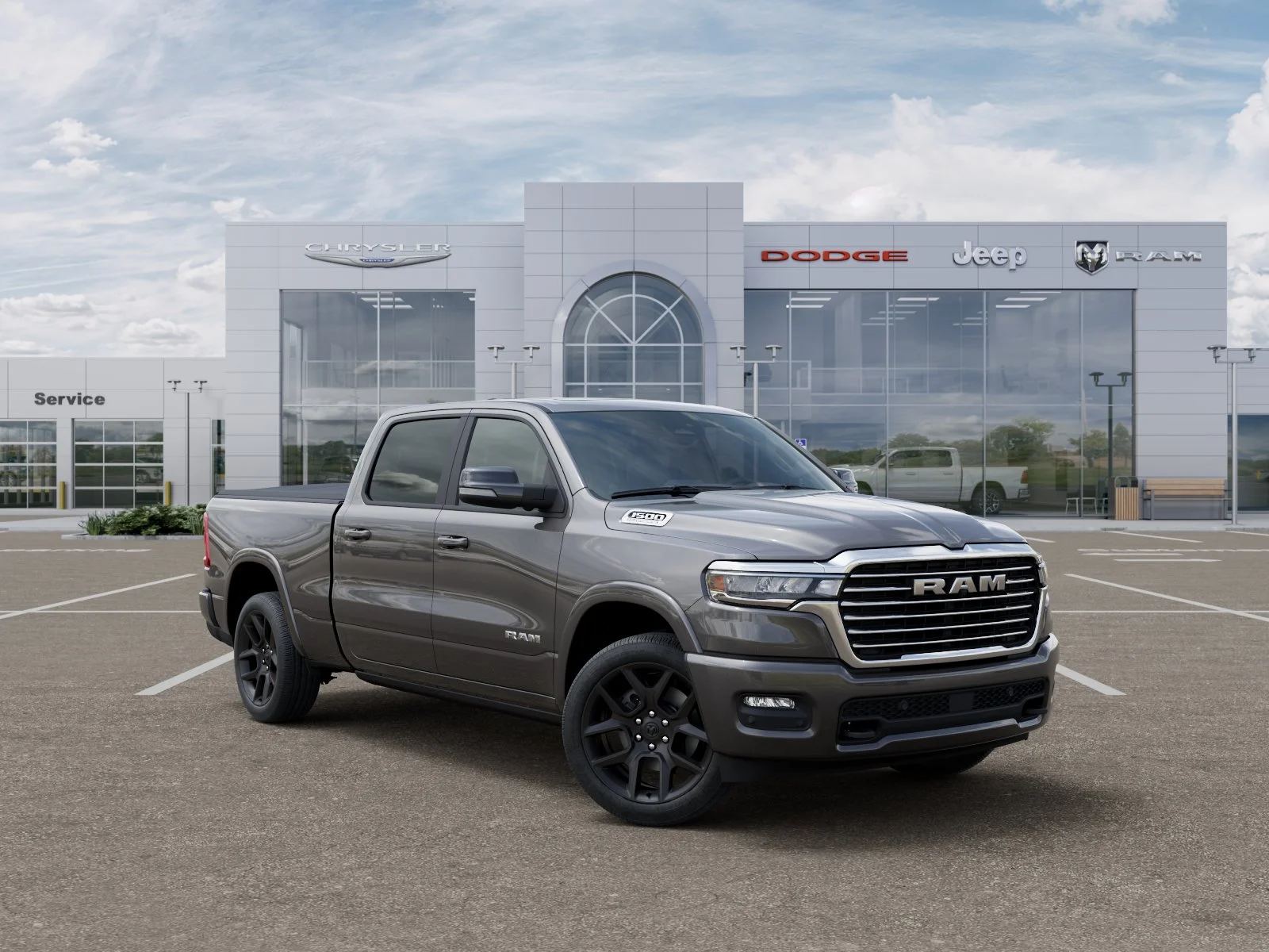 New 2026 Granite Crystal Metallic Clear-Coat Exterior Paint RAM Laramie image 31