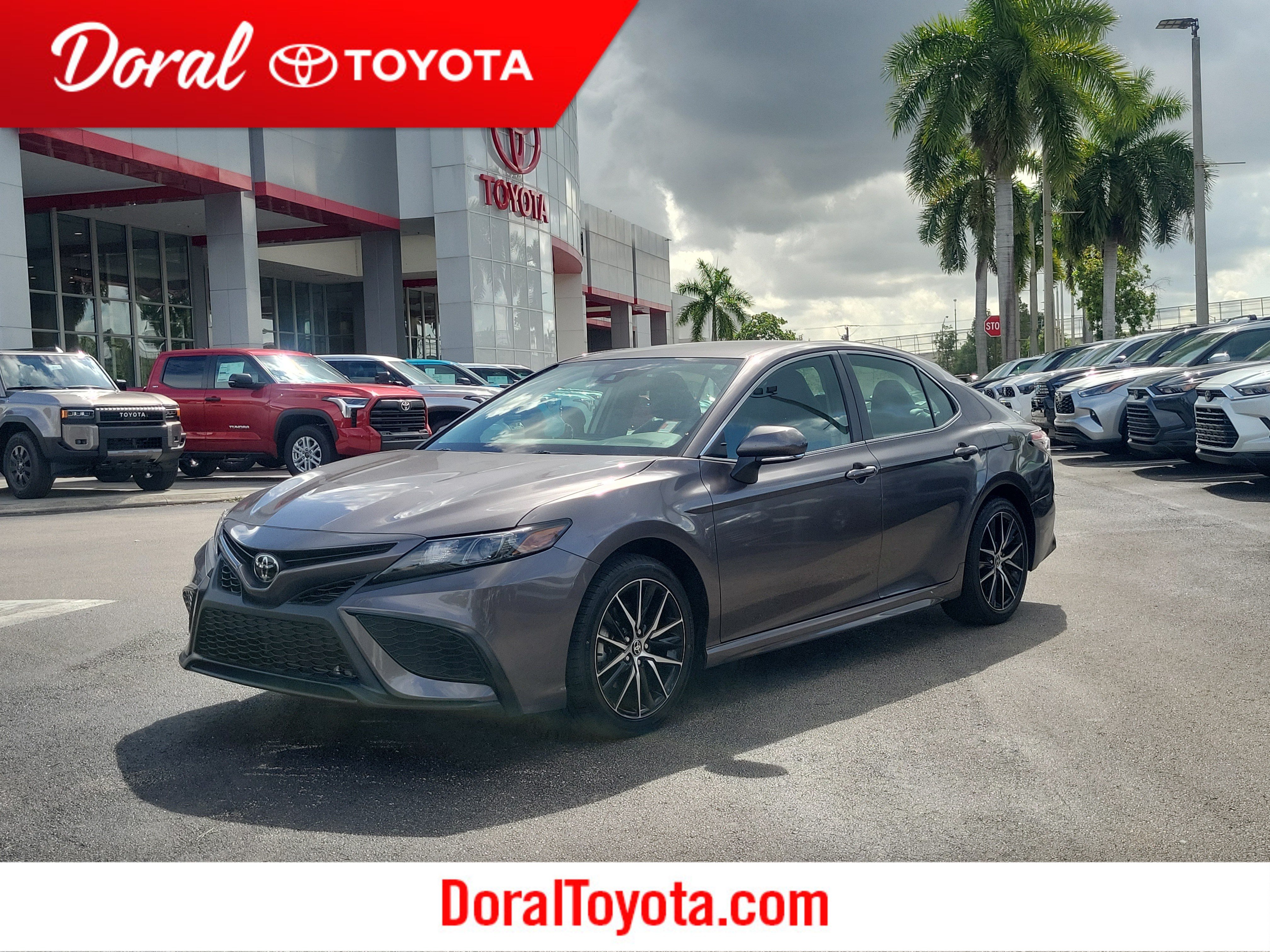 Used 2024 Predawn Gray Mica Toyota SE image 1