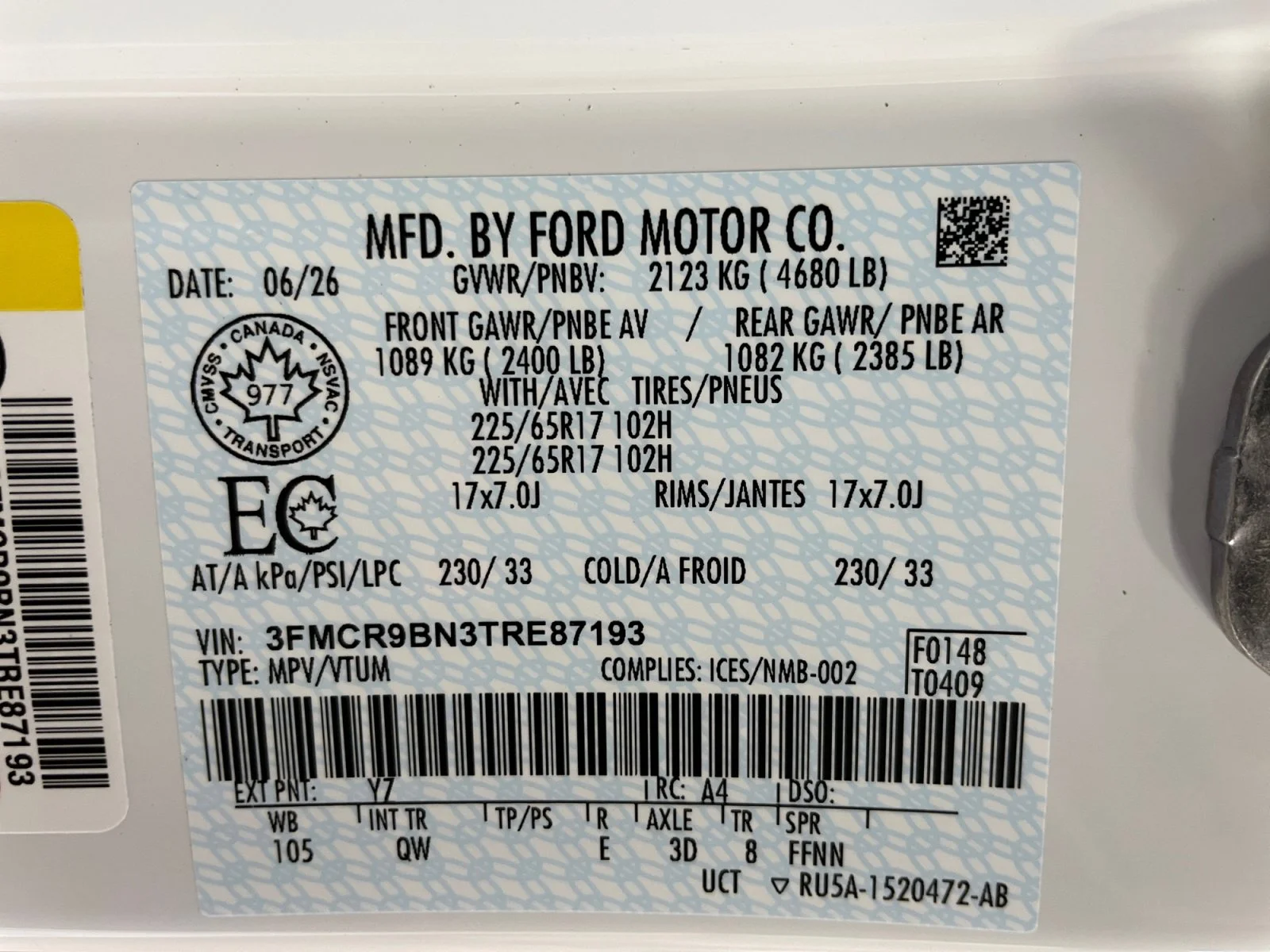 New 2026 Oxford White Ford Big Bend image 21