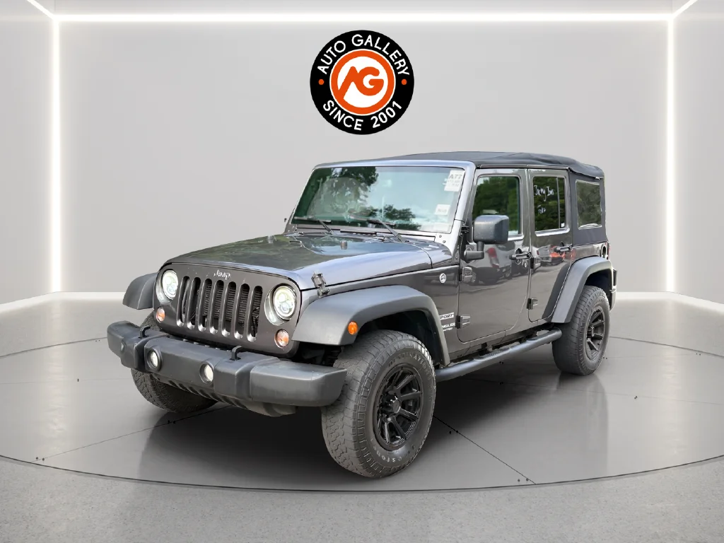 Used 2017 Gray Jeep Unlimited Sport image 3