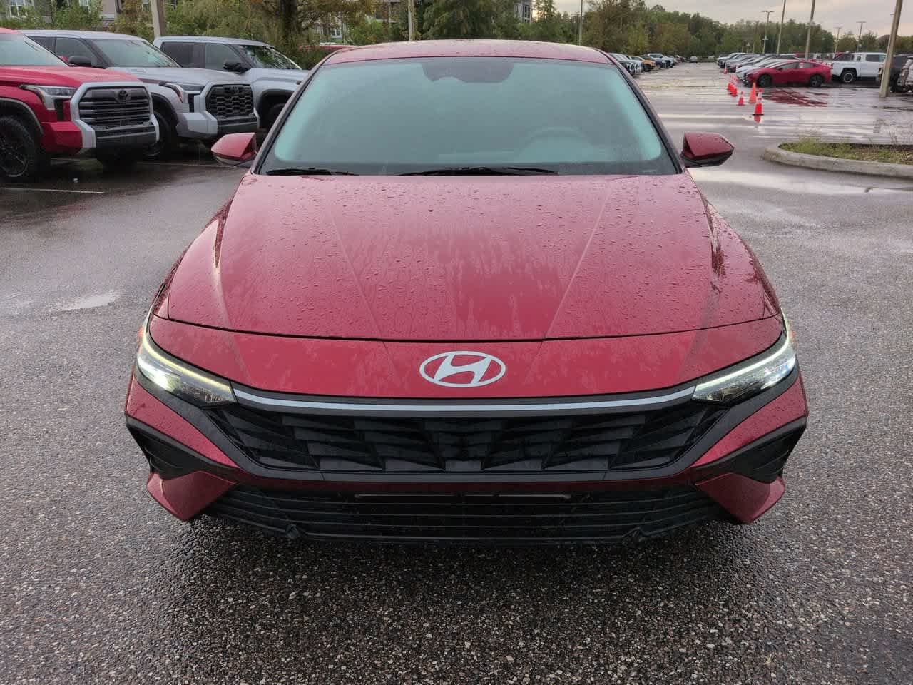 Used 2024 Ultimate Red Metallic Hyundai Blue image 9