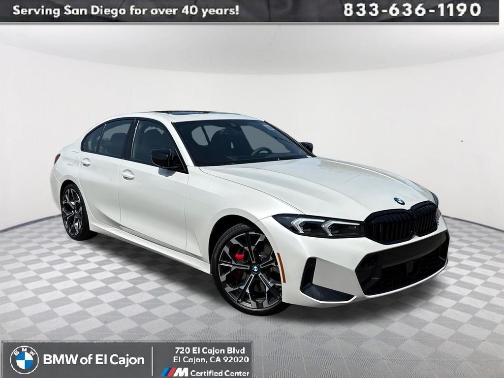 New 2026 Mineral White Metallic BMW 330i image 1
