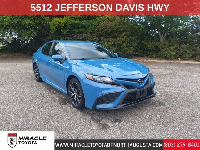 Used 2023 Blue Toyota SE image 1
