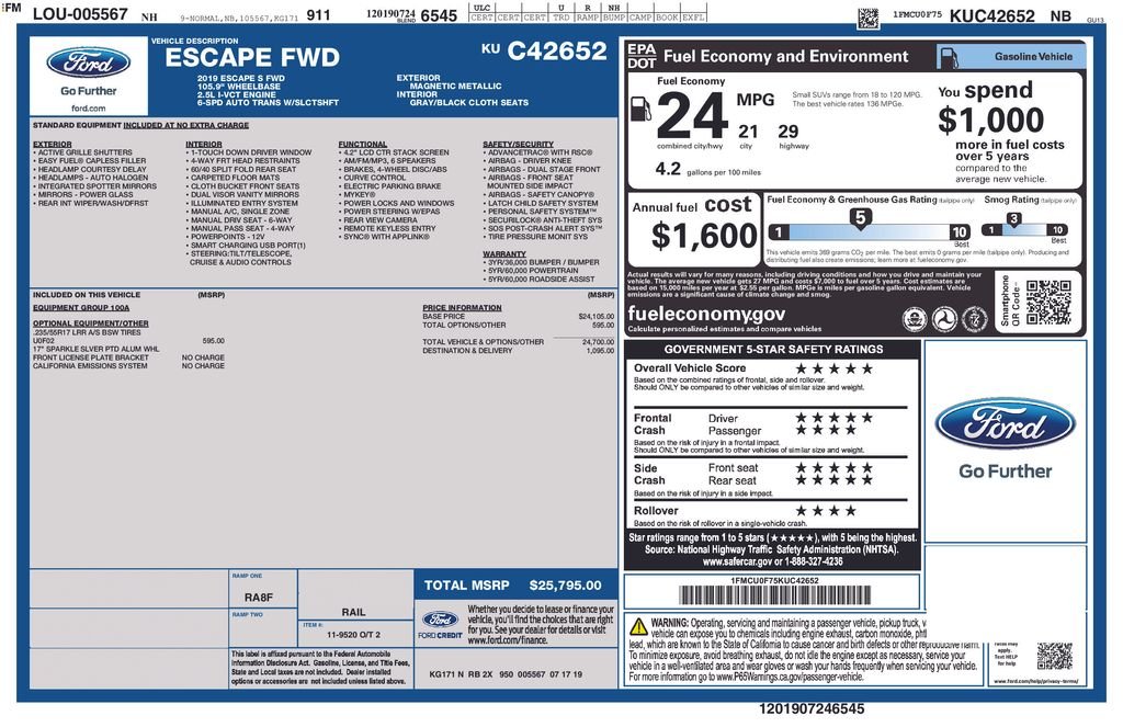 Certified Used 2019 Magnetic Ford S image 45