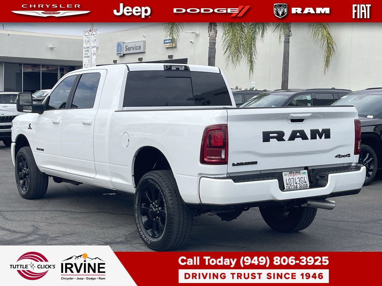 Used 2025 Bright White Clearcoat Ram Laramie image 13