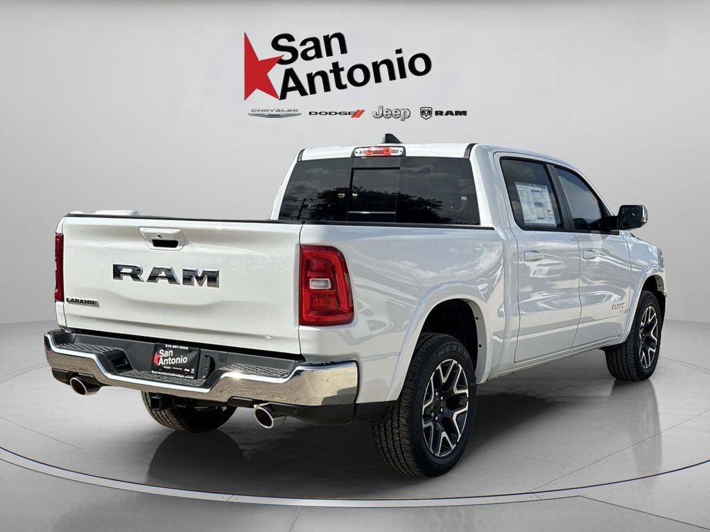 New 2026 Bright White Clear-Coat Exterior Paint RAM Laramie image 8