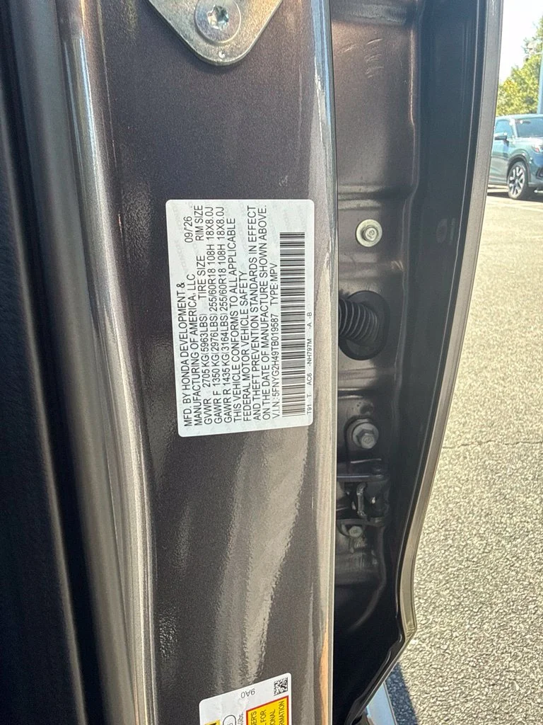 New 2026 Modern Steel Metallic Honda EX-L image 23