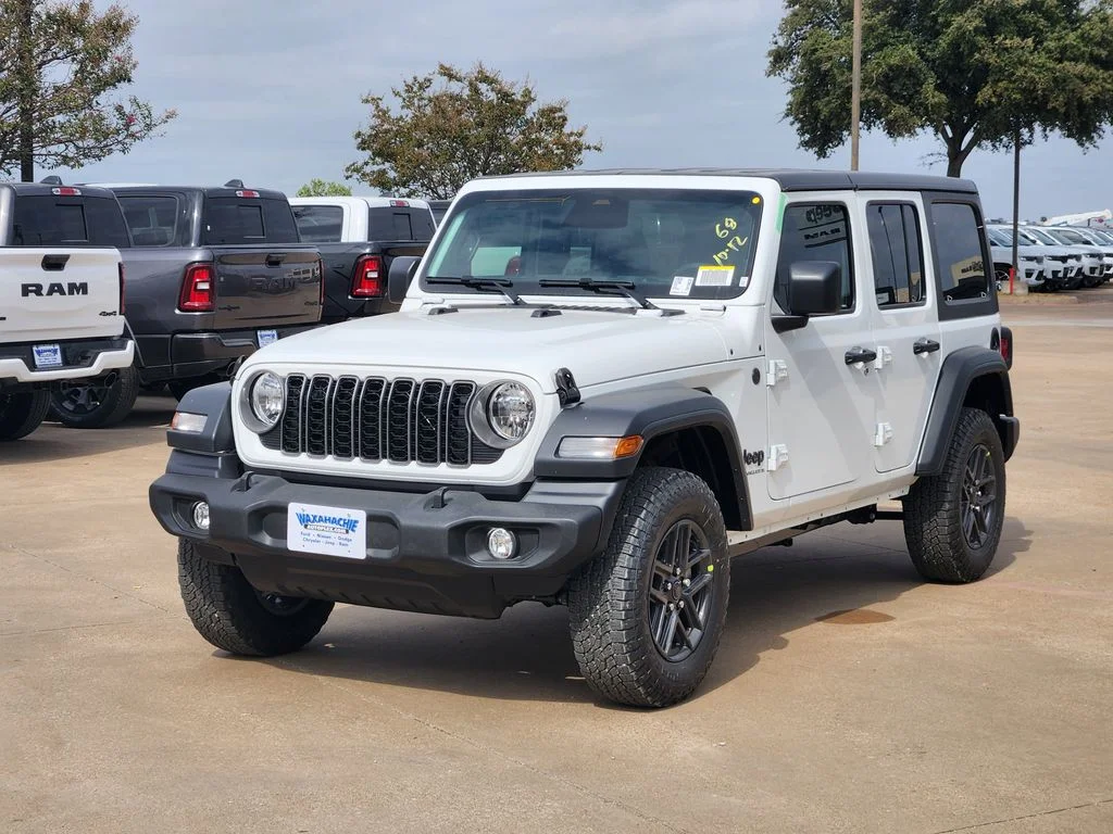New 2026 Bright White Clear-Coat Exterior Paint Jeep Sport S image 2