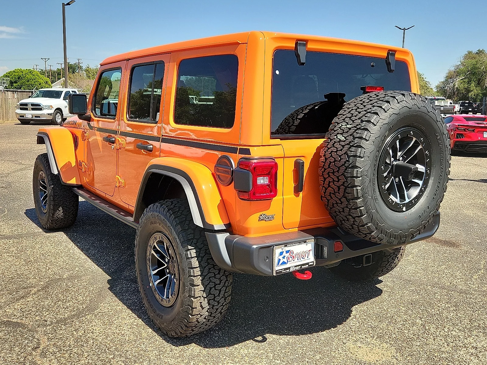 New 2025 Orange Jeep 4-DOOR RUBICON image 3