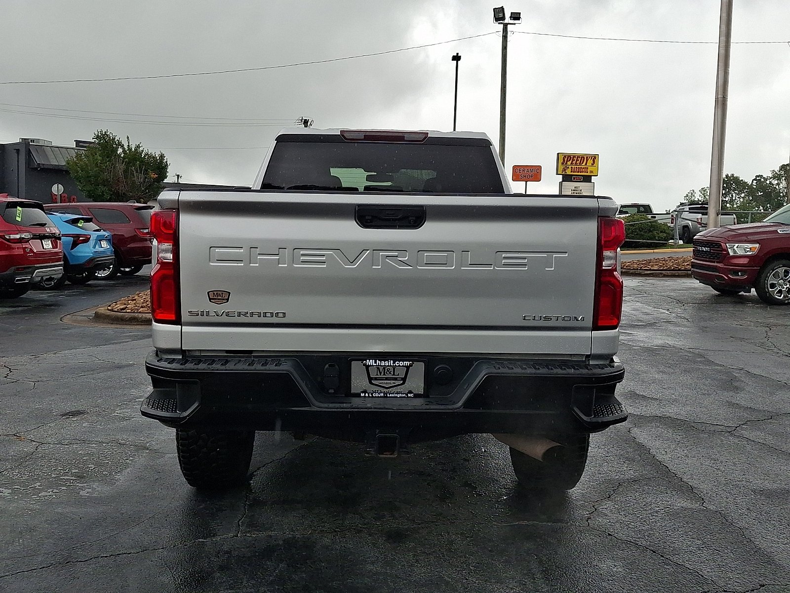 Used 2020 Silver Ice Metallic - GAN Chevrolet 4WD Crew Cab Standard Bed Custom image 5
