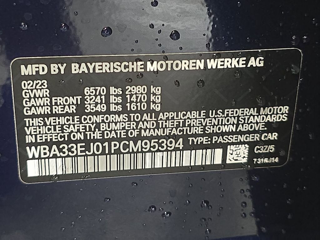 Certified Used 2023 Tanzanite Blue II Metallic BMW 760i xDrive image 28
