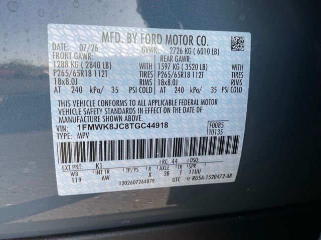 New 2026 Vapor Blue Metallic Ford Tremor® image 51