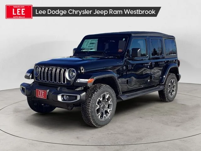 New 2026 Black Clearcoat Jeep 4-DOOR SAHARA image 1