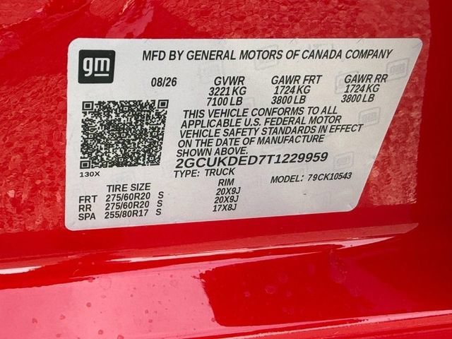 New 2026 Red Hot Chevrolet LT image 15