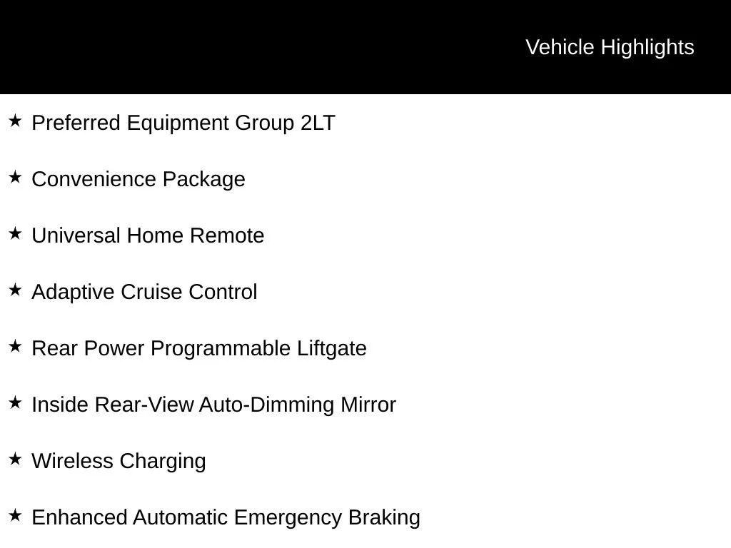 New 2026 Black Chevrolet 2LT image 3