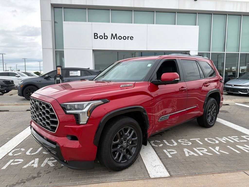 Used 2025 Supersonic Red Toyota Platinum image 1