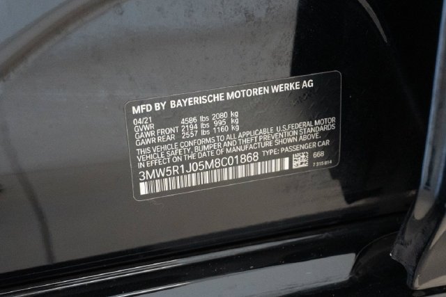 Used 2021 Black BMW 330i image 30