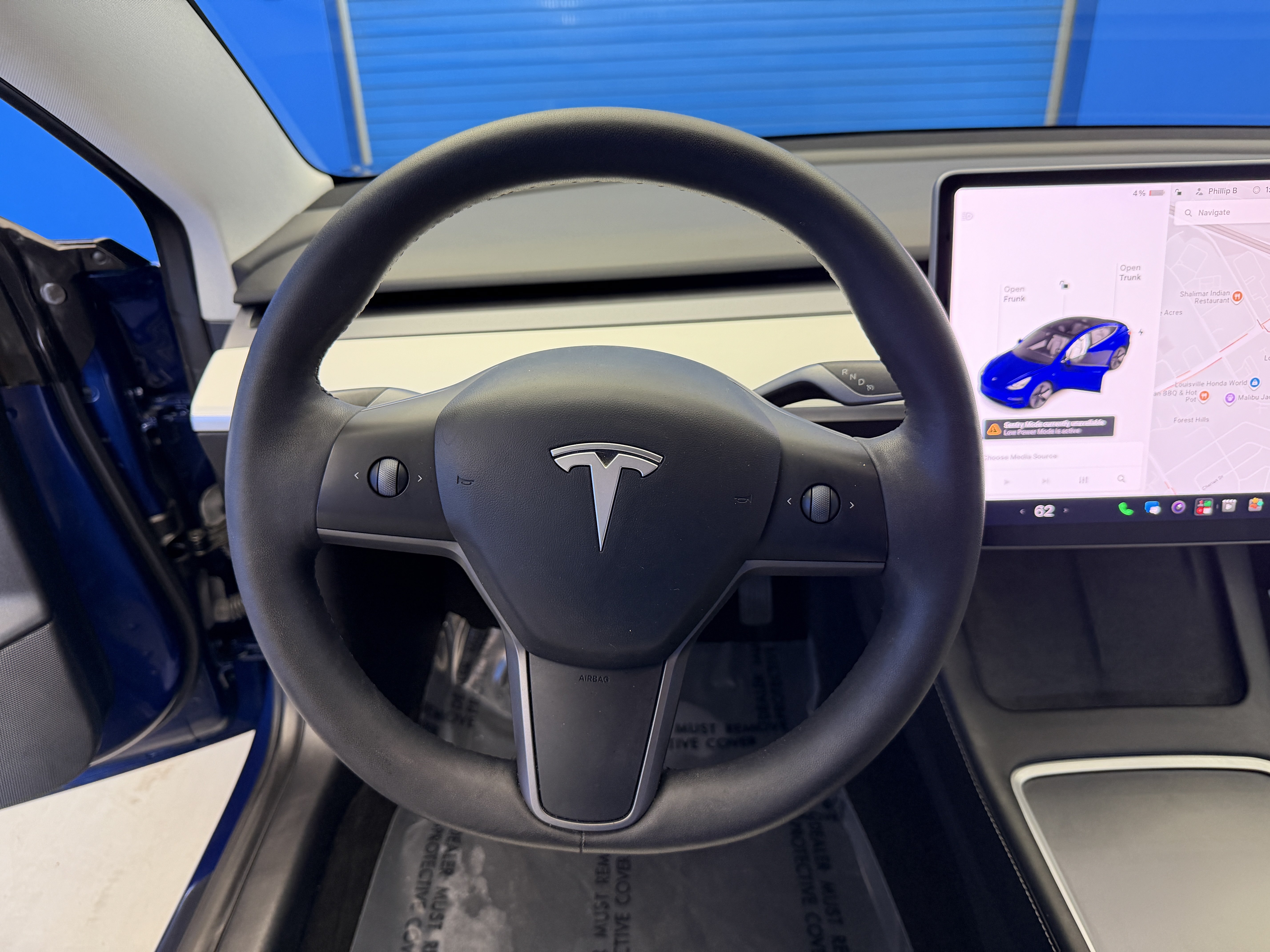 Used 2021 Deep Blue Metallic Tesla Standard Range Plus image 15