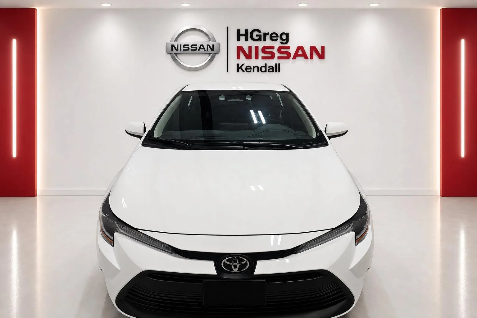 Used 2025 White Toyota LE image 5