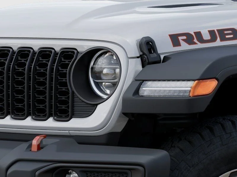 New 2026 Bright White Clear-Coat Exterior Paint Jeep Rubicon image 12