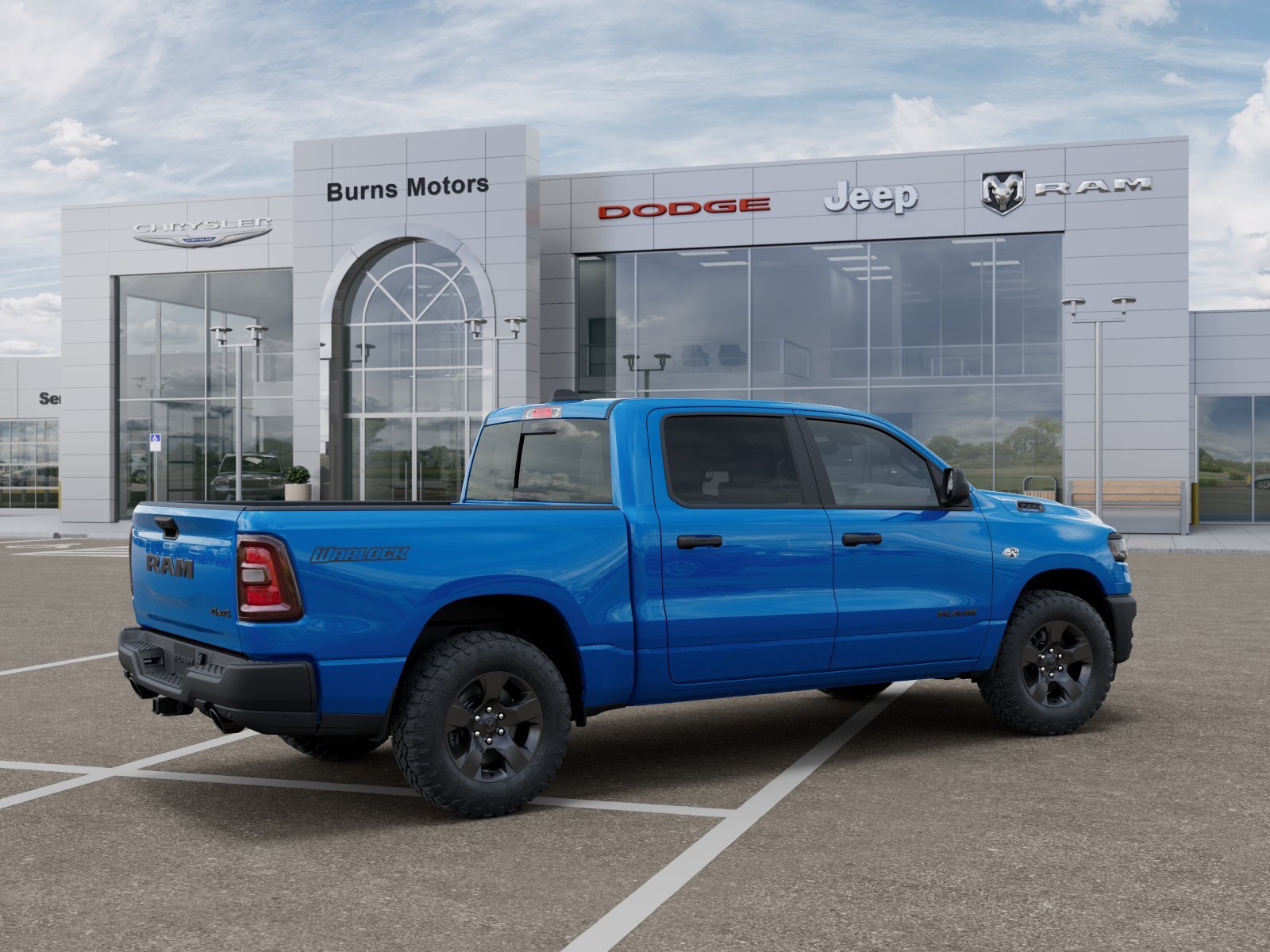 New 2026 Hydro Blue Pearl-Coat Exterior Paint RAM Warlock image 4