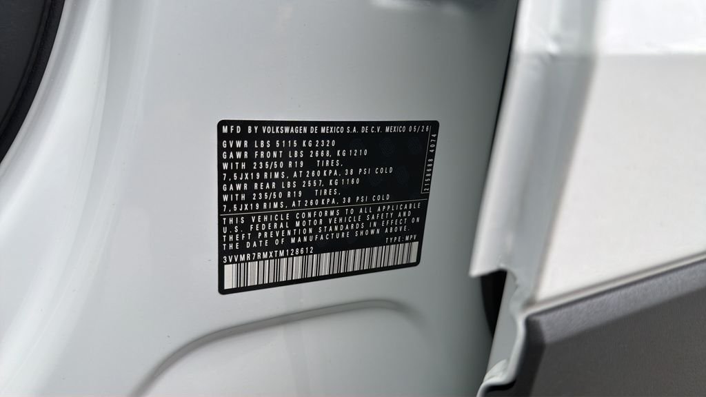 New 2026 Pure White Volkswagen 2.0T SE image 27