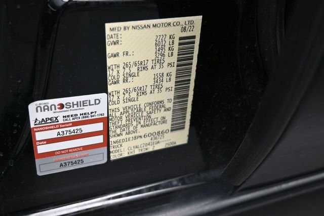 Used 2023 Black Nissan SV image 20