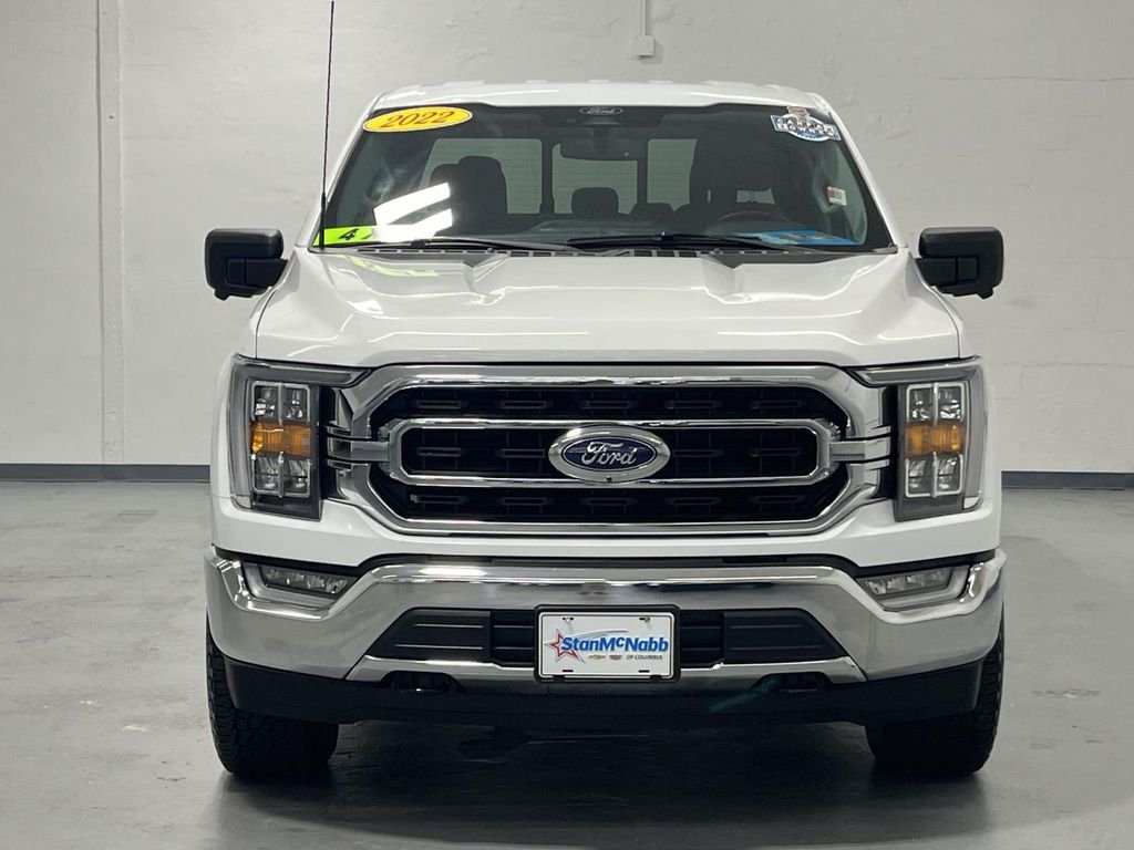 Used 2022 Oxford White Ford XLT Super Crew  4x4 5.0L 1 Owner 302A image 3