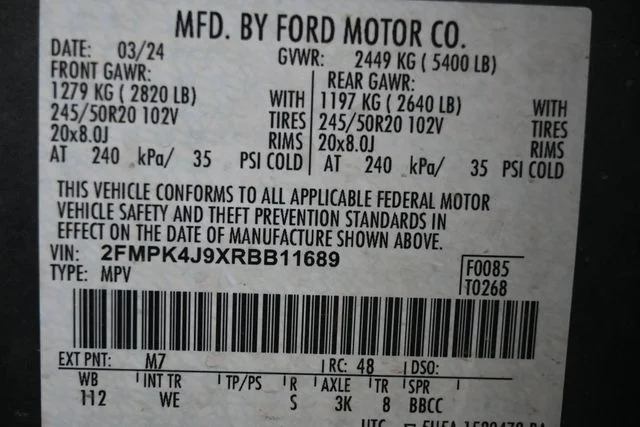 Used 2024 Gray Ford ST Line image 32