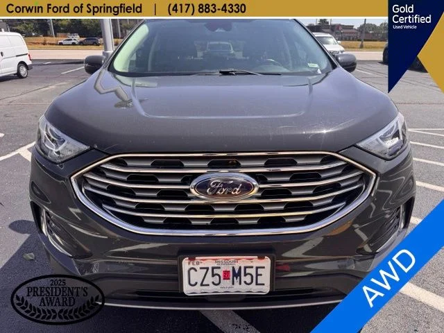 Used 2021 Lithium Gray Ford SEL image 2