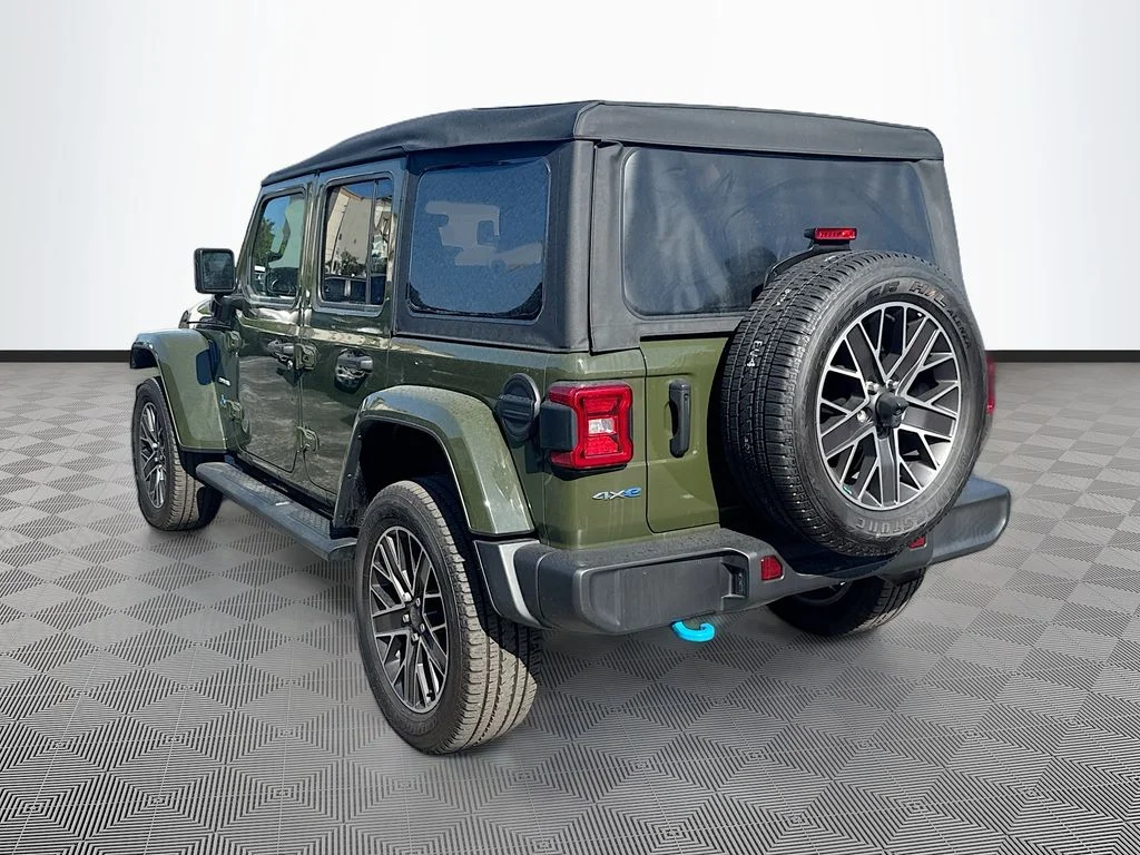 Used 2023 Green Jeep Sahara 4xe image 8