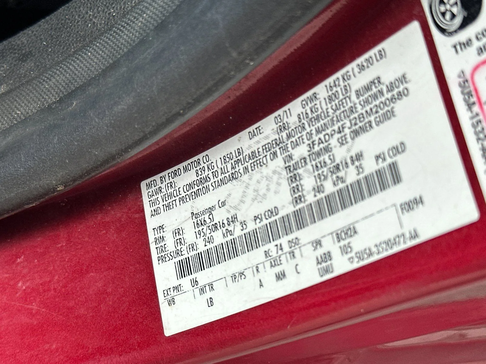 Used 2011 Red Candy Ford SES image 25