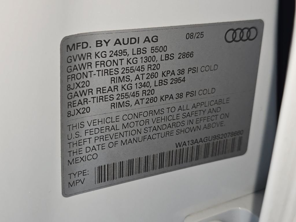 Used 2025 White Audi 2.0T Prestige image 39