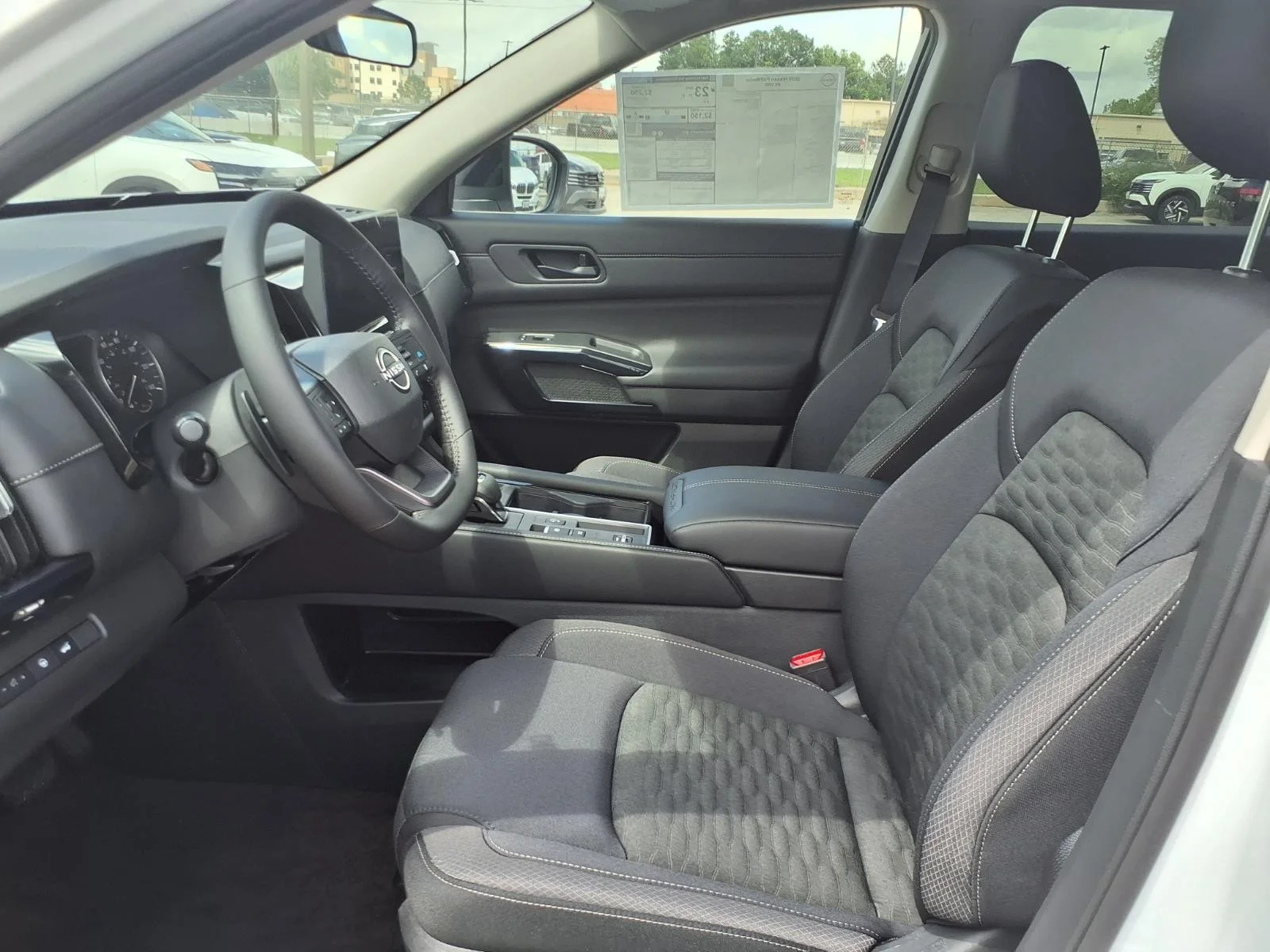 2026 Nissan Pathfinder SV White at Robbins Nissan
