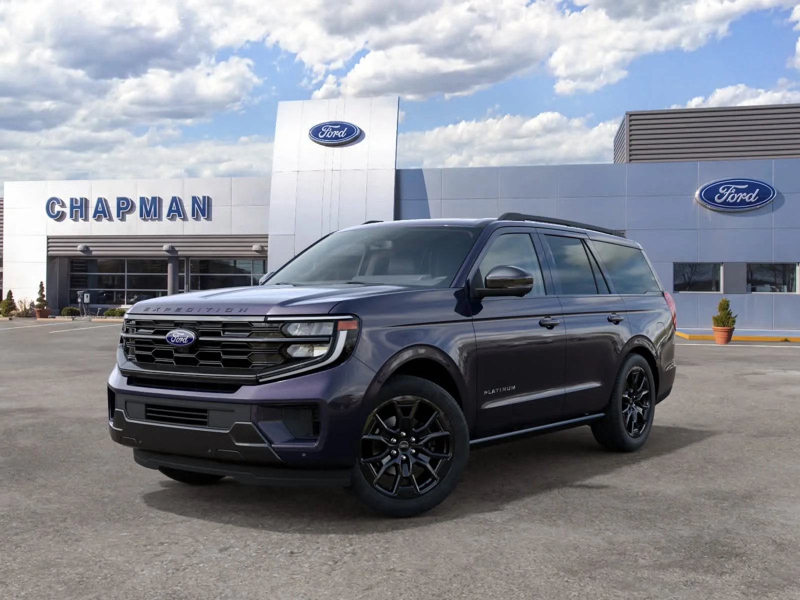 New 2027 Blue Ember Metallic Ford Platinum image 2