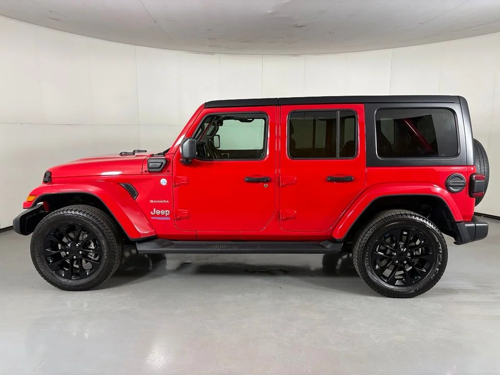 Used 2022 Red Jeep Unlimited Sahara 4xe image 5