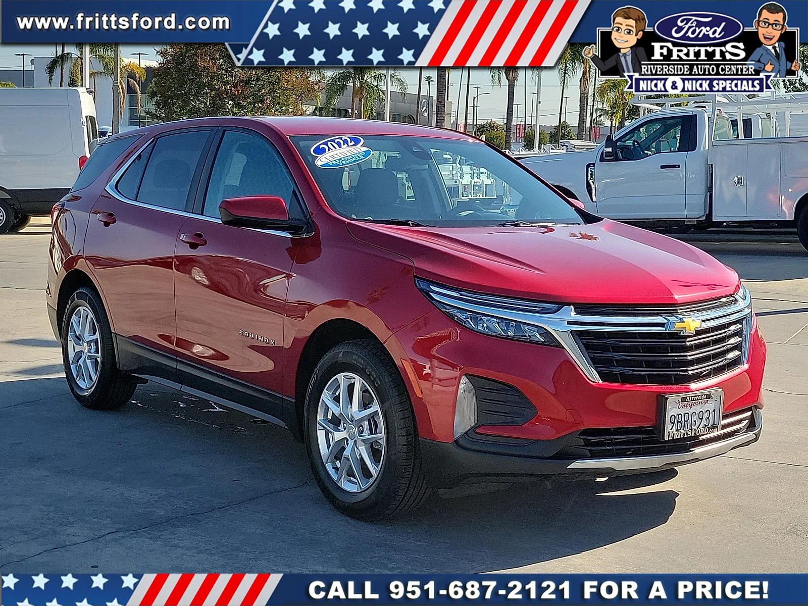 Certified Used 2022 Cherry Red Chevrolet FWD LT image 20